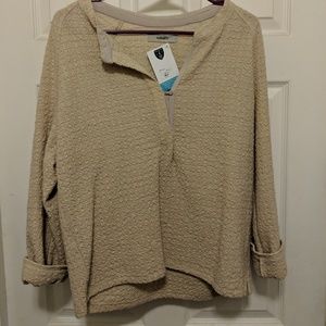 HUMANOID tan sweater